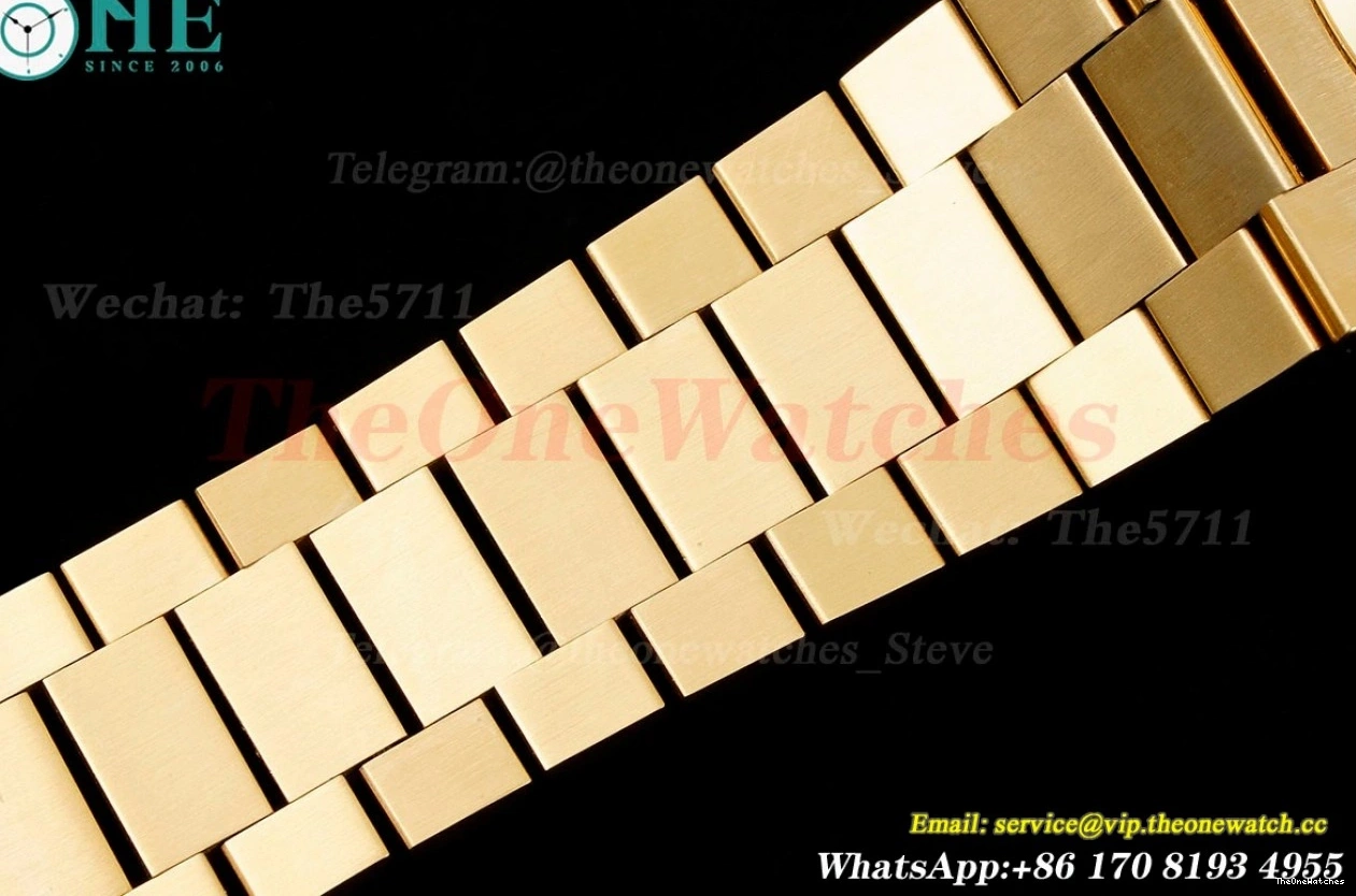 Textured DayDate Dial YG EWF YG 40mm A2836 Silver 0327